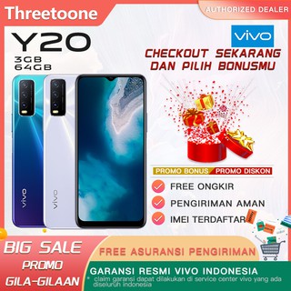 vivo y20 ram 3gb/64gb Garansi resmi BNIB 100% Original