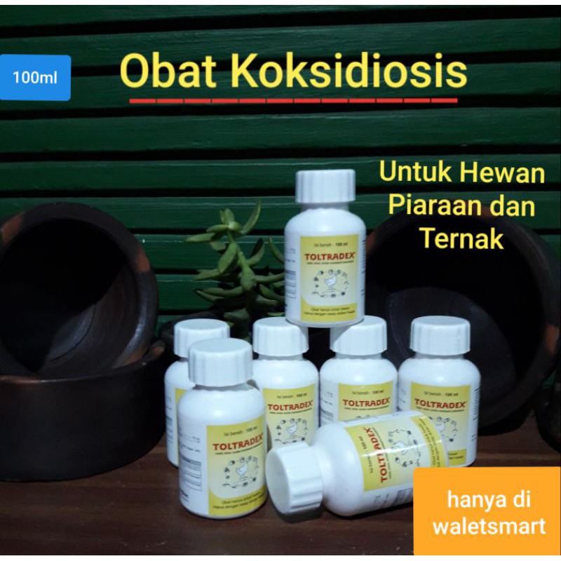 TOLTRADEX 100ml Obat Koksidiosis Unggas, Kambing, Domba, Sapi, Hewan piaraan dan ternak lainnya