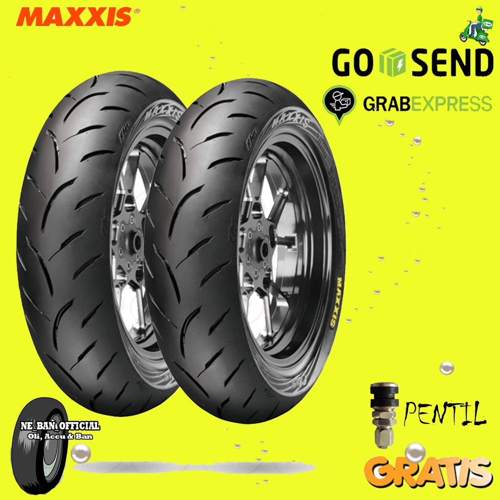 Paket Ban Motor Matic Beat Vario Mio Soul Maxxis Victra 90/90 - 100/90 Ring 14 Tubeless