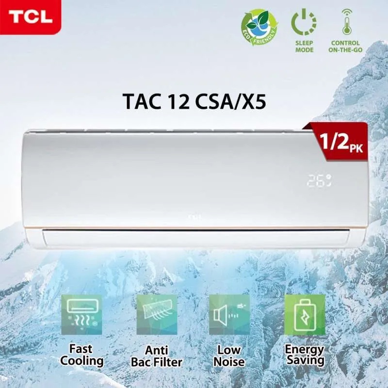 TCL TAC12CSAX5 AC 1,5PK - Pengatur Suhu Rumah Tangga