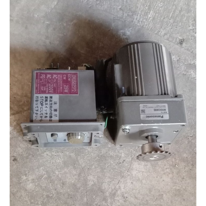 Ac Motor Gearbok Panasonic Speed Control 220V Ratio 1 : 90