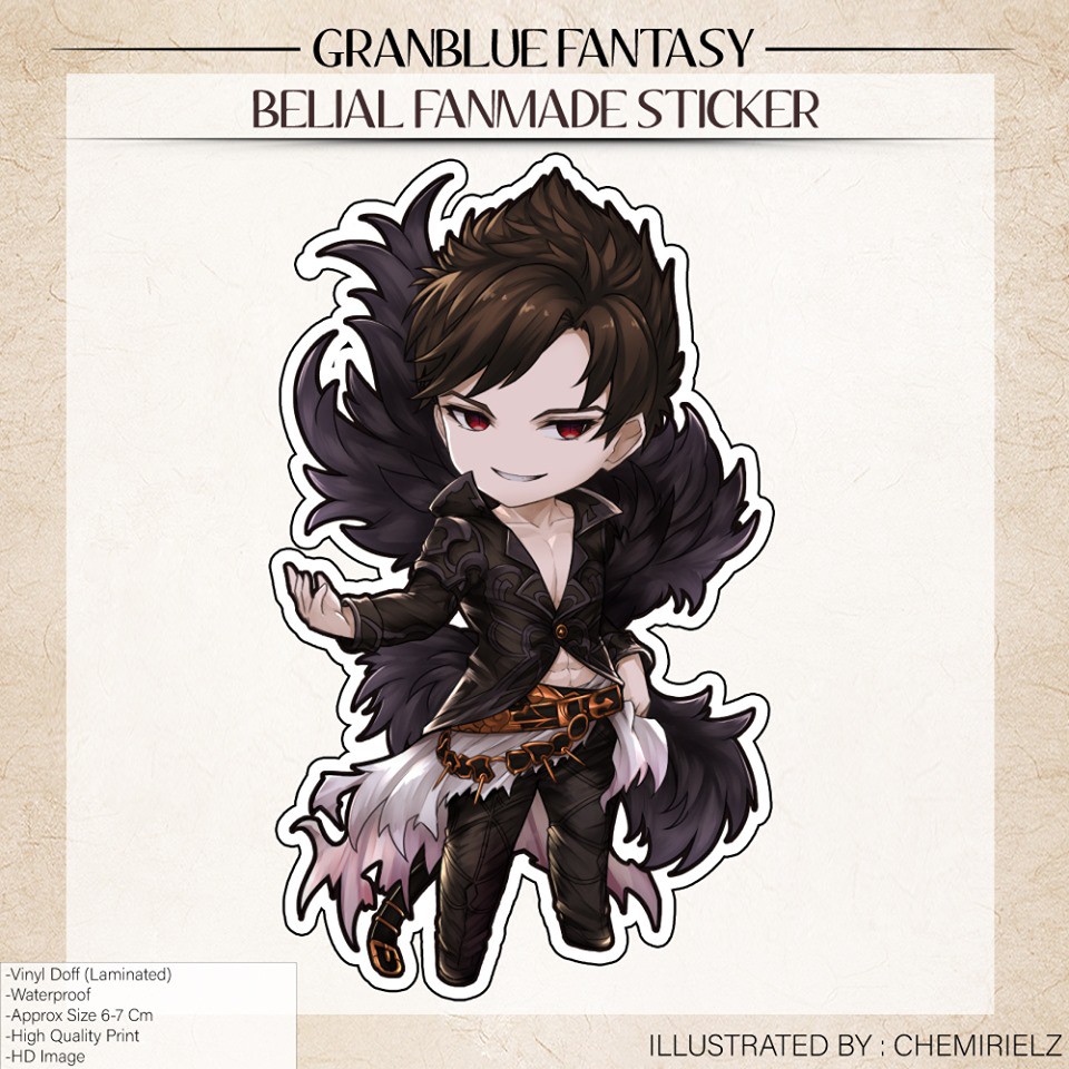 

Sticker Belial Grandblue Fantasy