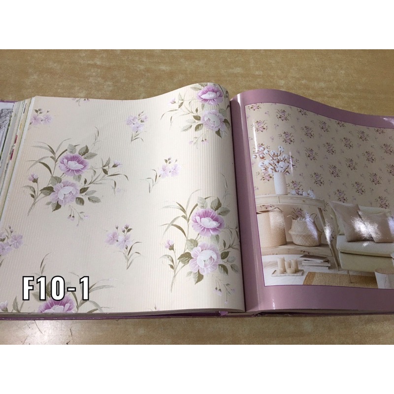 Wallpaper Dinding Motif Bunga Minimalis F2