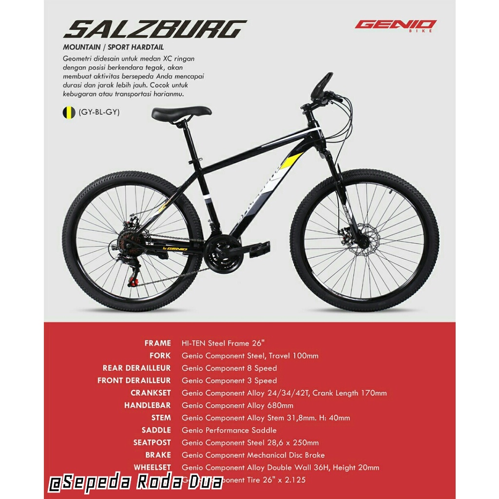 Sepeda Gunung 26" Genio Salzburg SS-41