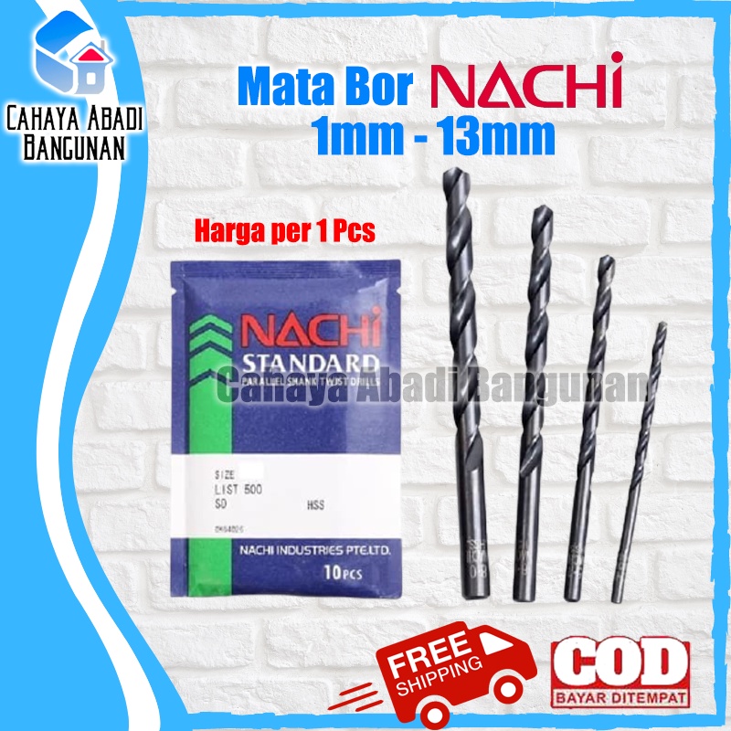 Mata Bor Besi Nachi 10 mm - 13mm Asli | Matabor 10mm - 13mm Original