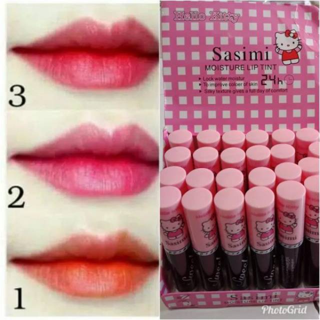 Liptin Hello Kitty Liptin Sasimi liptin murah