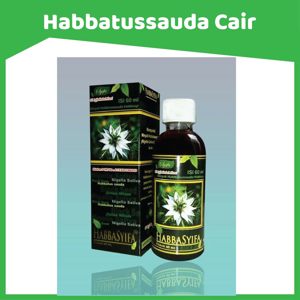 Habbatussauda cair - Habbasyifa cair 60 ml - Minyak Habbatussauda