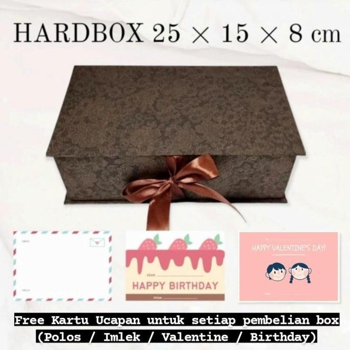 

[COD] BOX HAMPERS 25x15x8 - HARDBOX - KOTAK KADO - GIFT BOX - BOX HADIAH [COD]