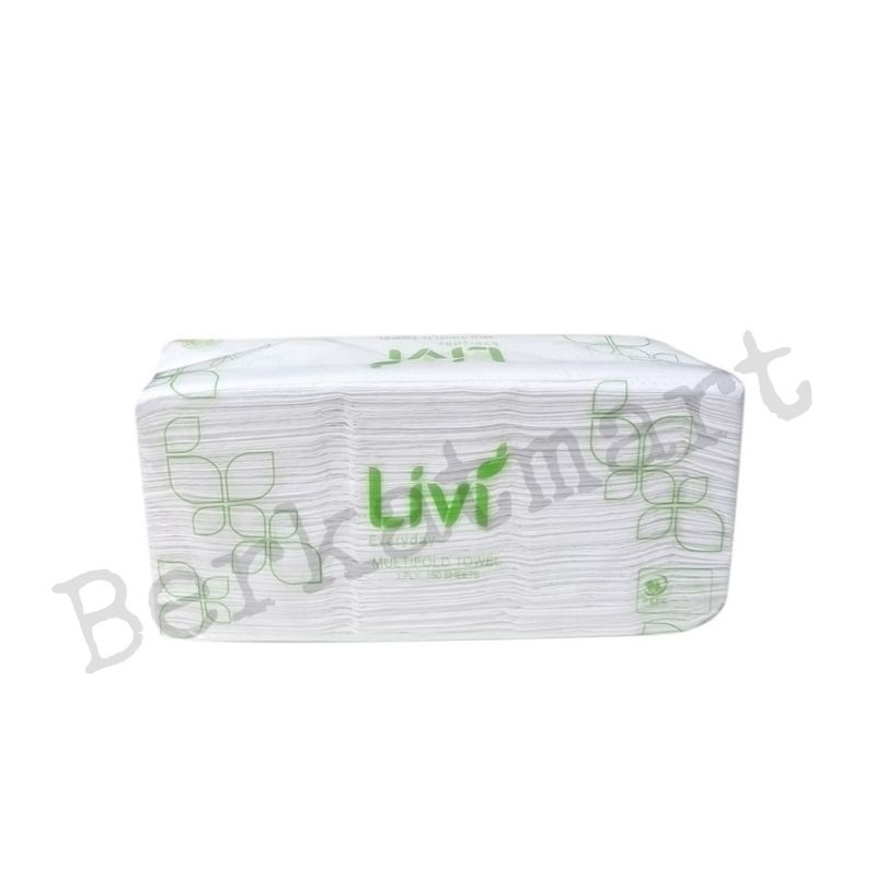 Tissue Livi Everyday MULTIFOLD TOWEL 1 PLY.150 SHEETS