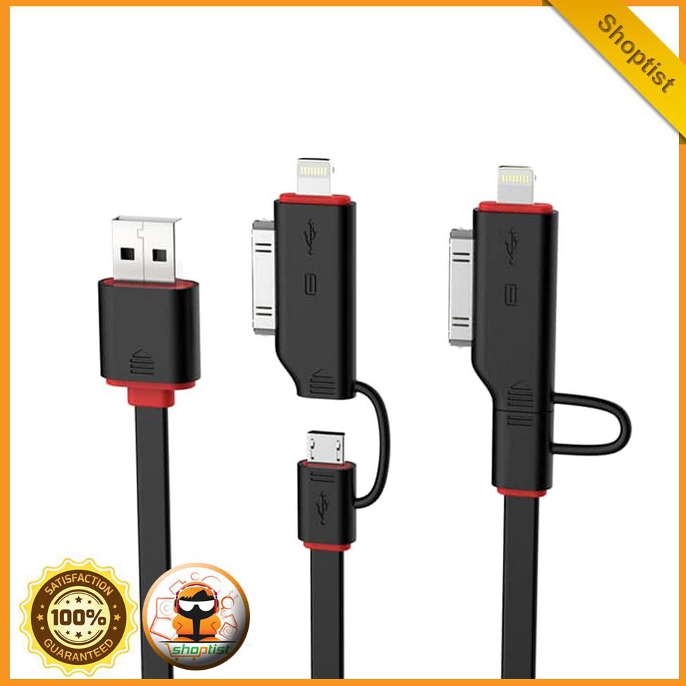 Imovius Kabel Powerbank 3In1 Micro Usb + Iphone 4 + Iphone5 Lightning SPTB369