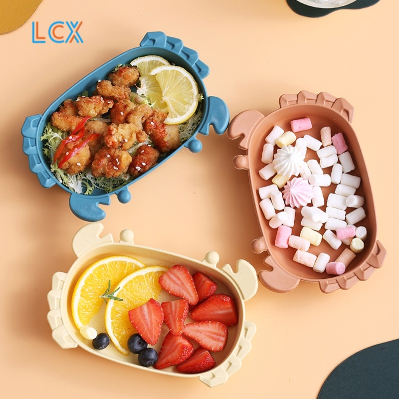 LCX Piring Cartoon Animal 3DTableware Peralatan Makan Bayi Baby Feeding Set Kado Anak Perlengkapan Bayi VS-89