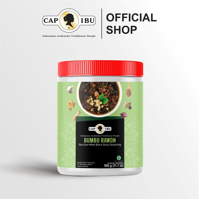 CAP IBU Bumbu Rawon Kemasan Pot