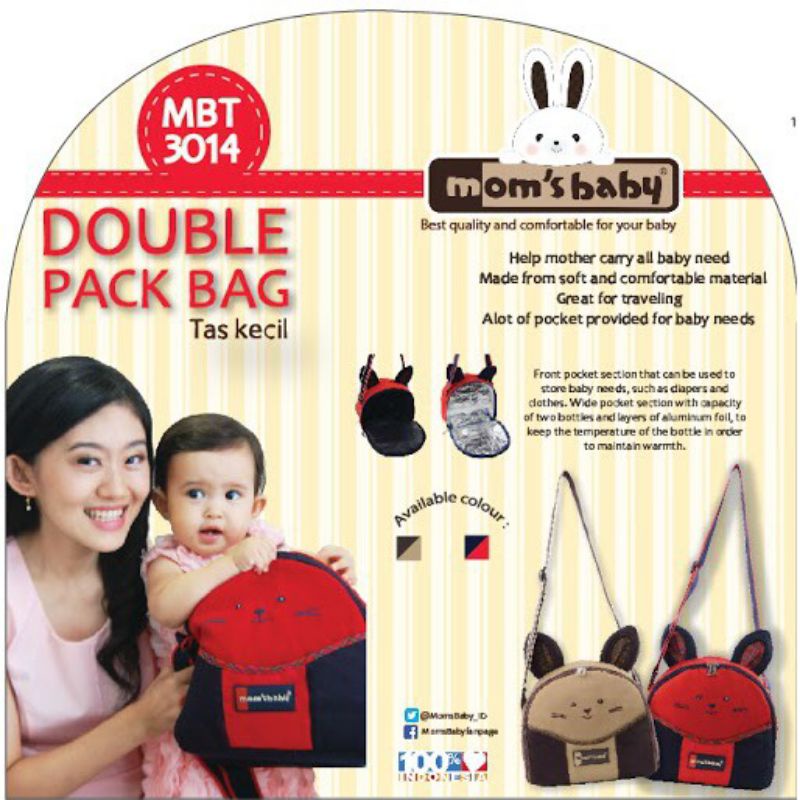 Tas Bayi Medium Kelinci Moms baby MBT 3014