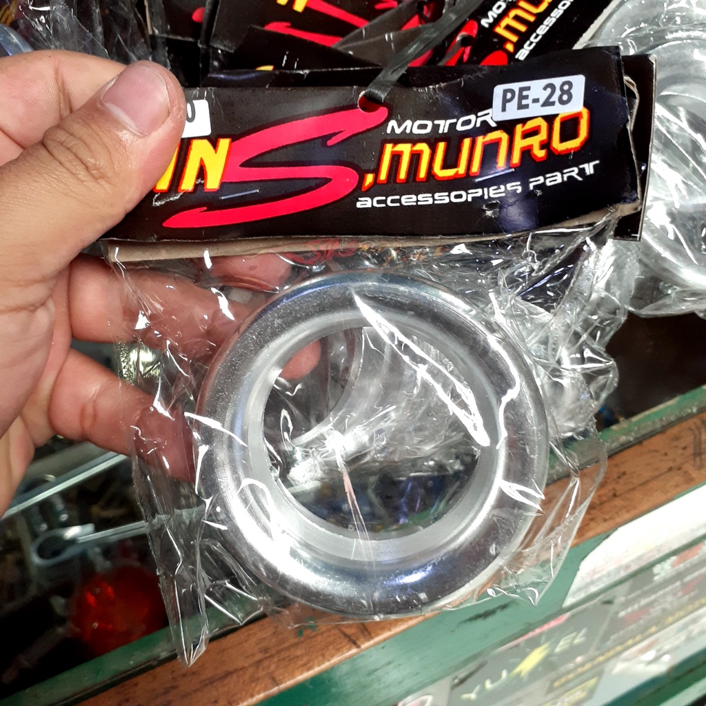 CORONG KARBU VELOCITY DONAT PE PWK PWL 26 28 30 32 34 38 CORONG KARBURATOR CINCIN SLIM PJ AIRSTRIKE SUDCO KRJ-28 SILVER