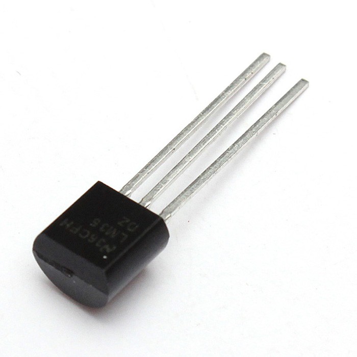 LM35 LM 35 SENSOR SUHU LM35DZ TO-92 ORIGINAL CHIP