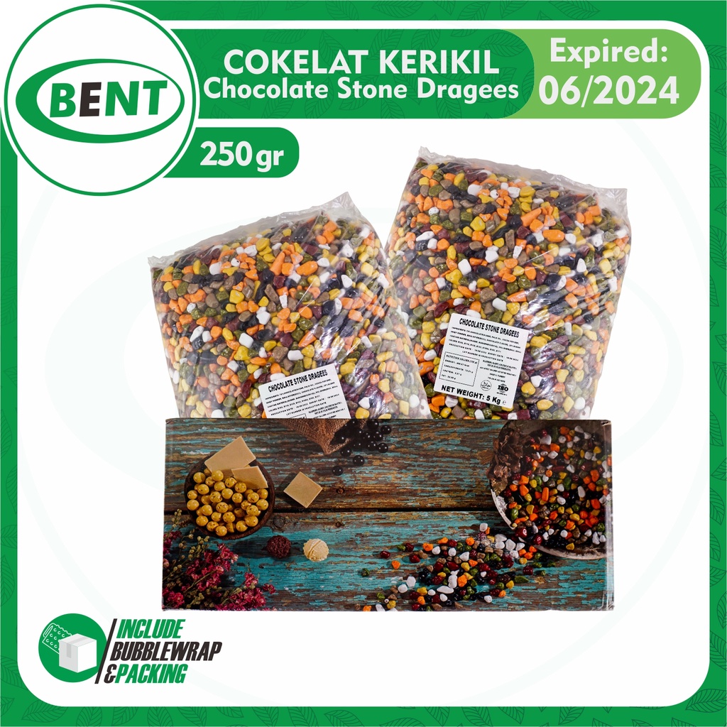 

COKELAT KERIKIL Chocolate Stone Dragees 250 gr