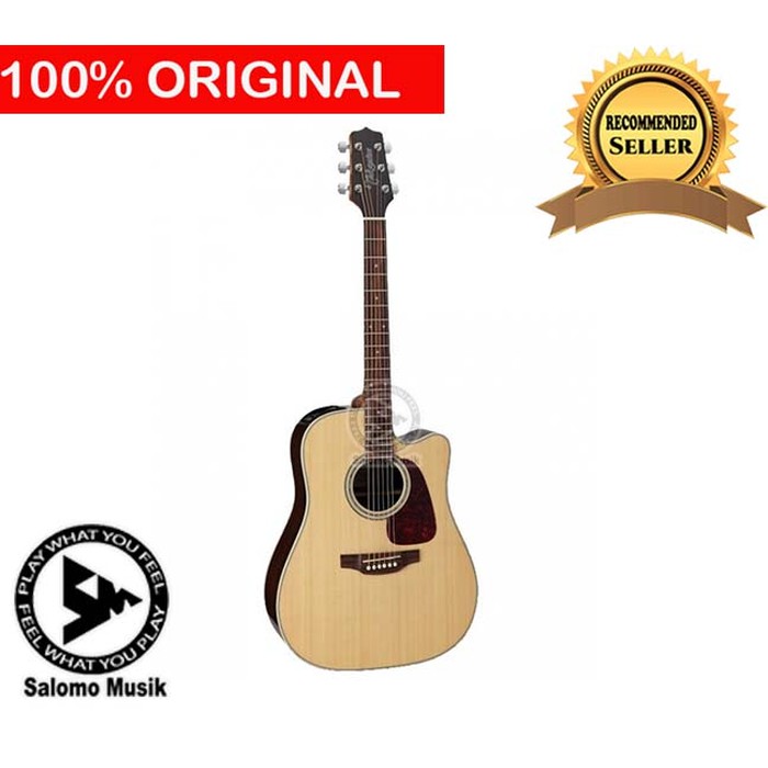 Takamine Gitar D Series Elektrik Electric Akustik Acoustic ED5DC-NAT