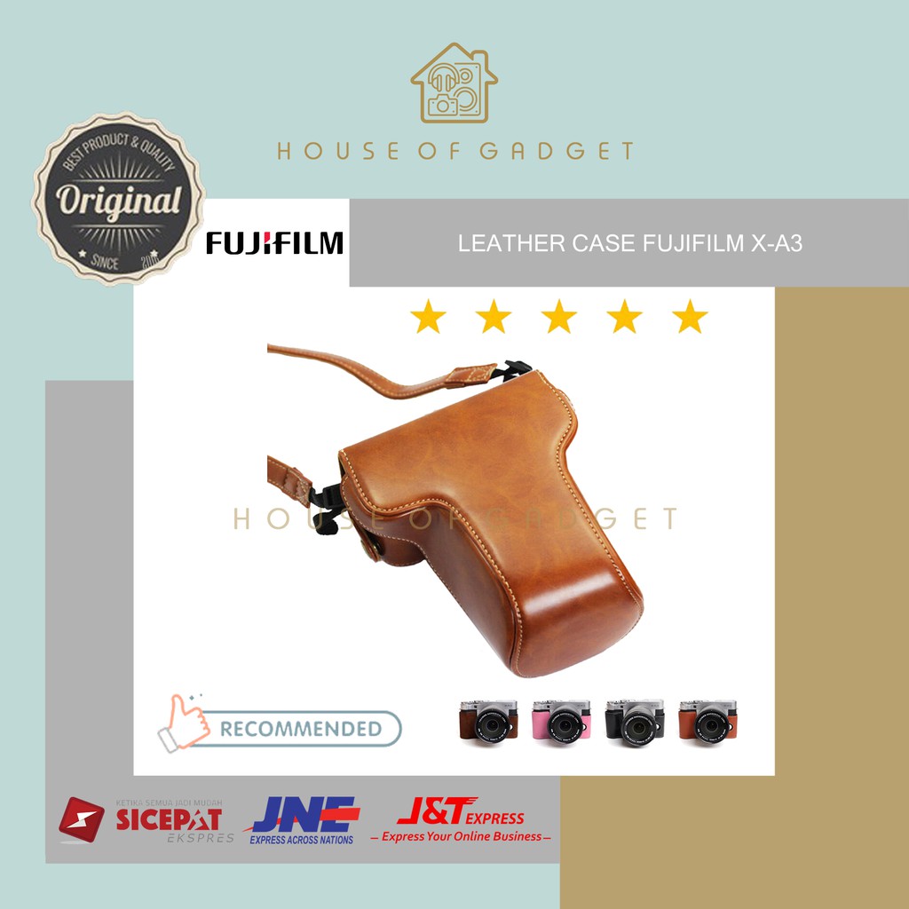Bag Leather Case Tas Kamera Mirrorless Casing Fujifilm Camera XA3 X-A3