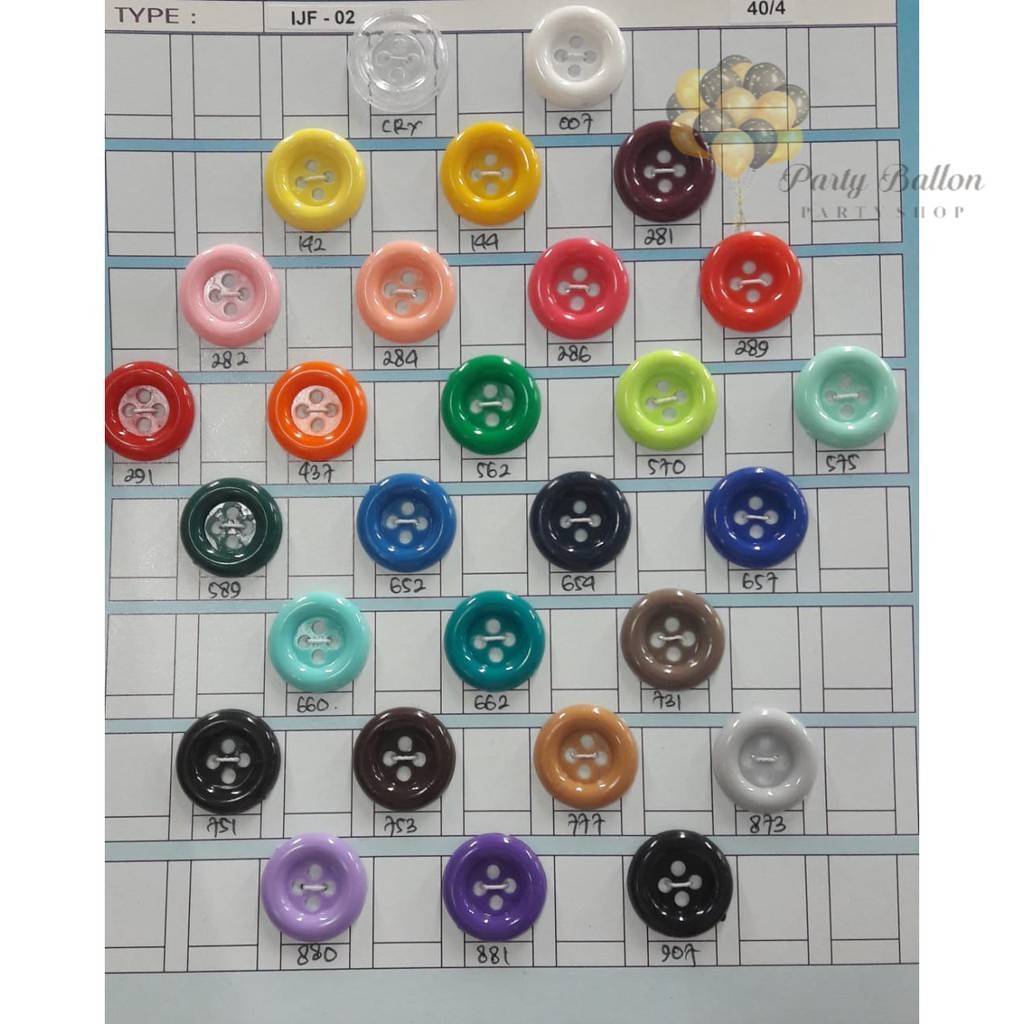

Grosir Kancing jumbo 3.5cm 144pcs