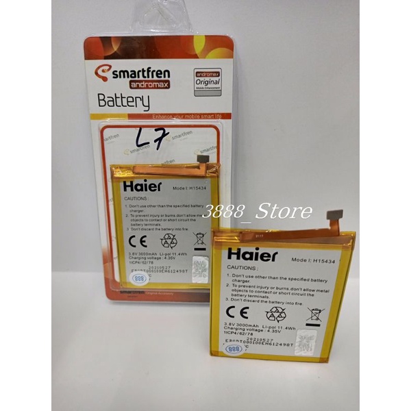 Baterai Andromax Haier L7 L 7 Leisuri / L7 lite Batre Andromax Batterai Hp L 7  L7 lite