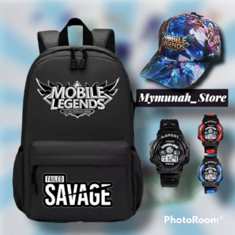 TAS RANSEL ANAK LAKI LAKI TK SD KARAKTER MOBILE LEGEND