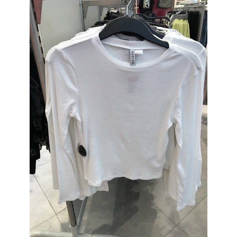 Colorbox - kaos / T-Shirt Crop Top Lengan Panjang