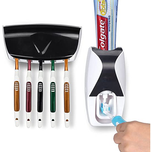 DISPENSER ODOL PASTA GIGI GANTUNGAN TOOTHBRUSH HOLDER TOOTPASTE KAMAR MANDI TOILET PAJANGAN VA95