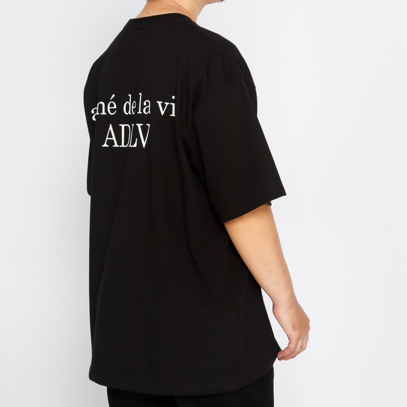 ADLV. Donut Boy Black Red Tee