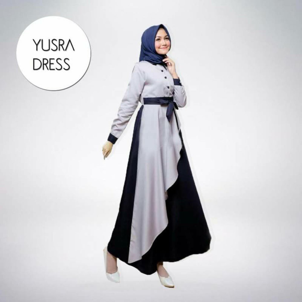 Dress Muslim Coupe Wanita - BHJ 0192 - Original Gareu Fashion