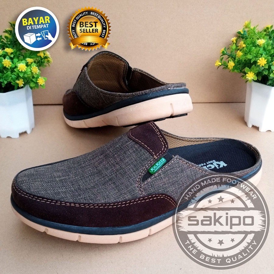 PROMO KEMERDEKAAN !! SLOP KASUAL PRIA DEWASA SLIP ON 101 MURAH BERKUWALITAS SOL KARET TRENDI NYAMAN DIPAKAI / SEPATU SANTAI PRIA DEWASA / SEPATU KERJA LAPANGAN OUTDOOR / SEPATU KERJA KANTORAN / SAKIPO