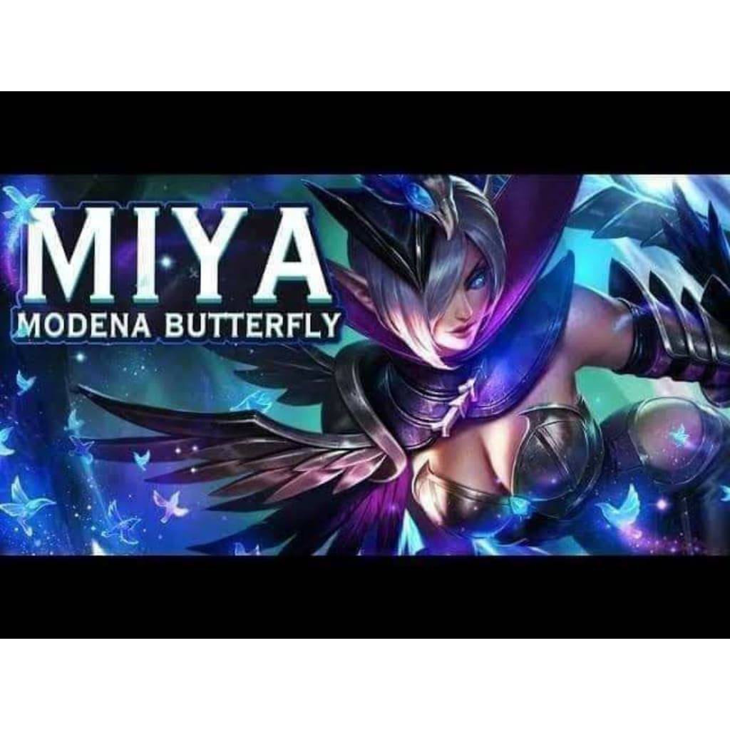 SKIN MOBILE LEGENDS MIYA MODENA BUTTERFLY SKIN LEGEND MIYA