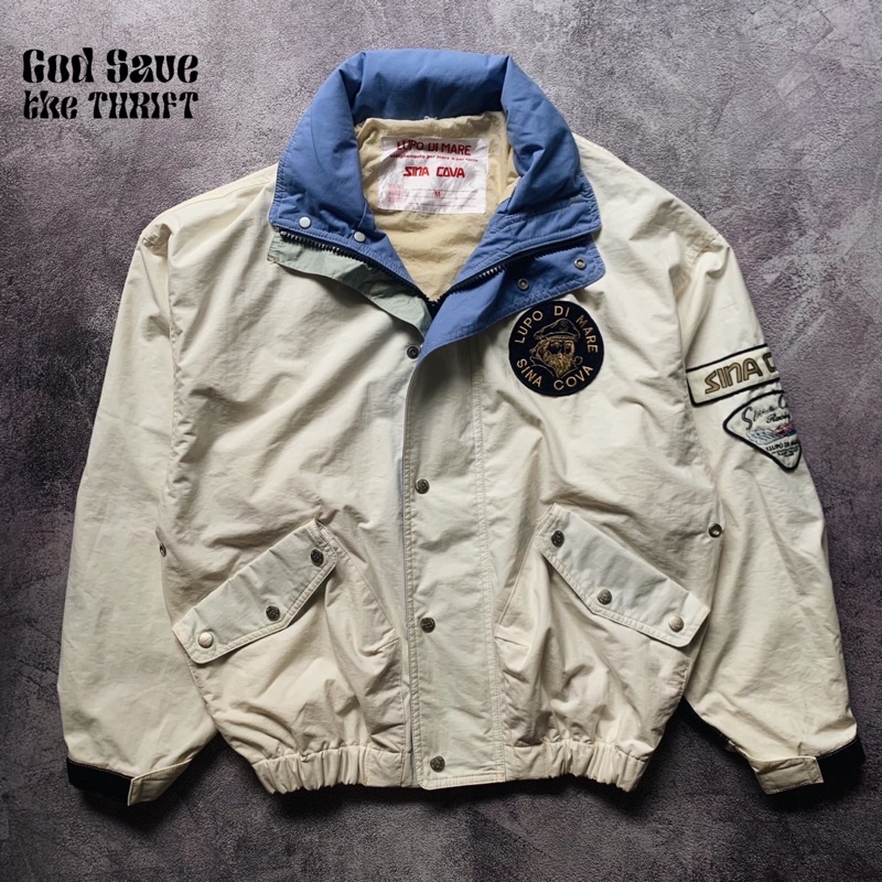 lupo di mare SINA COVA スタジャン Rare Vintage Lupo Di Mare Sina Cova Jacket / Multicolor