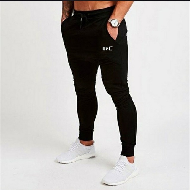 Celana Jogger Joger Pants Pria Cowok UFC Celana Panjang Training Gym Sport