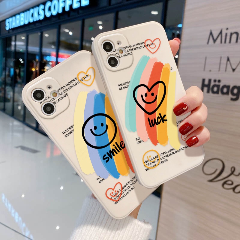 Soft Case TPU Motif Kartun Pelangi Untuk Realme C25Y C21Y 9i 8i 7i 6i 5i 8 7 5 9 Pro Plus 8 Pro C25 6s 5s C2 C3 50A C21 C15 C20 3011 C15