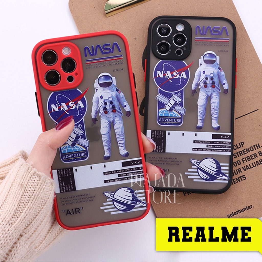 NEW Nasa Lens Cover - Softcase Fuze 3D - For All REALME C21 5 PRO C2 3 PRO 3 C11