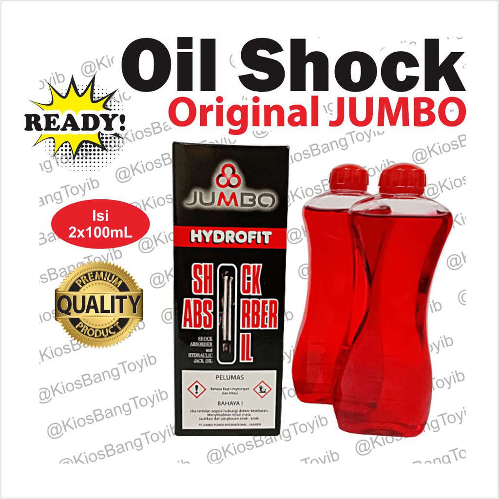 Oil Oli Shock Skok Depan JUMBO isi 2 Botol @ 100mL