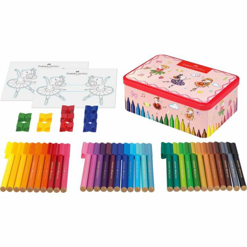 

mdn PROMO!!! Connector Pen Faber Castell Ballerina Music Box Tin