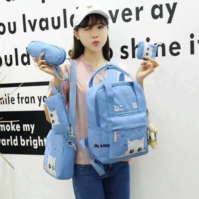 Tas Sekolah Anak Perempuan Sd Smp Sma Ransel Kerja ORIGINAL Tas Sekolah Cewek Laki BackPack IMPORT