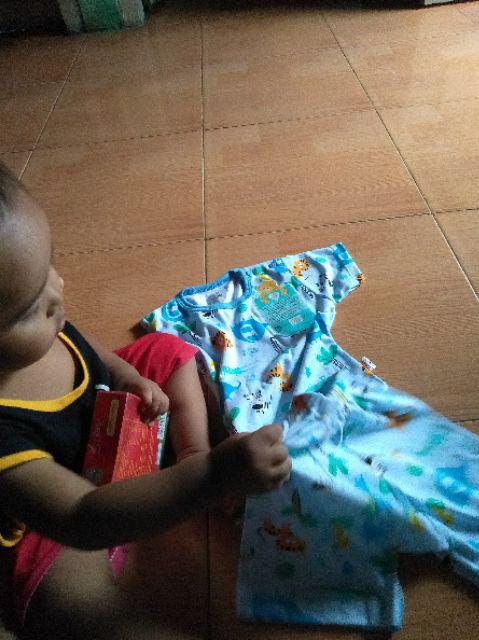 Setelan Batik Series Libby / Setelan Oblong Pendek Boy And Girl