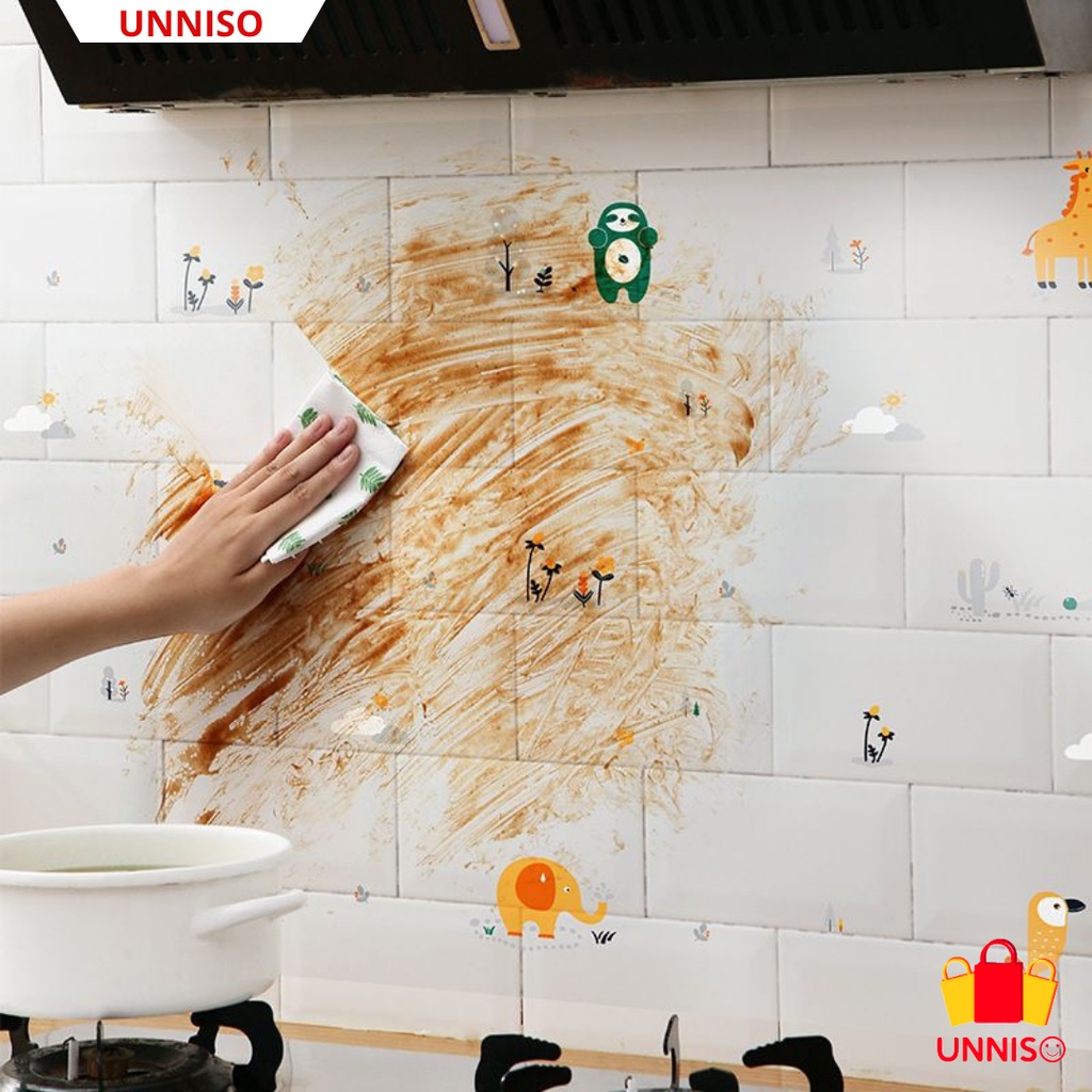 UNNISO - Wall Sticker Pelindung Dinding Kitchen Anti Minyak WS2