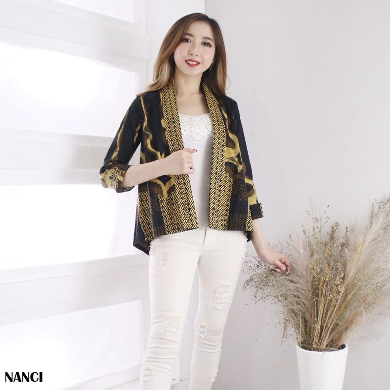 NANCI OUTER STANDAR JUMBO Outer Batik Wanita Luaran NANCI OUTER STANDAR JUMBO Outer Batik Wanita Luaran