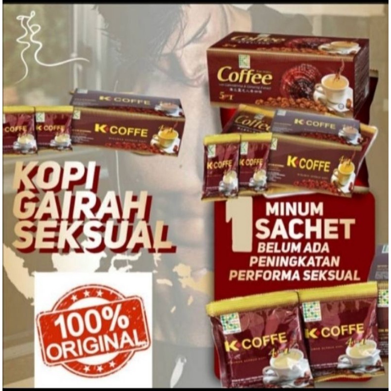 

kopi pria dewasa/kopi tahan lama k-Link 4in1 (ecer sachet)