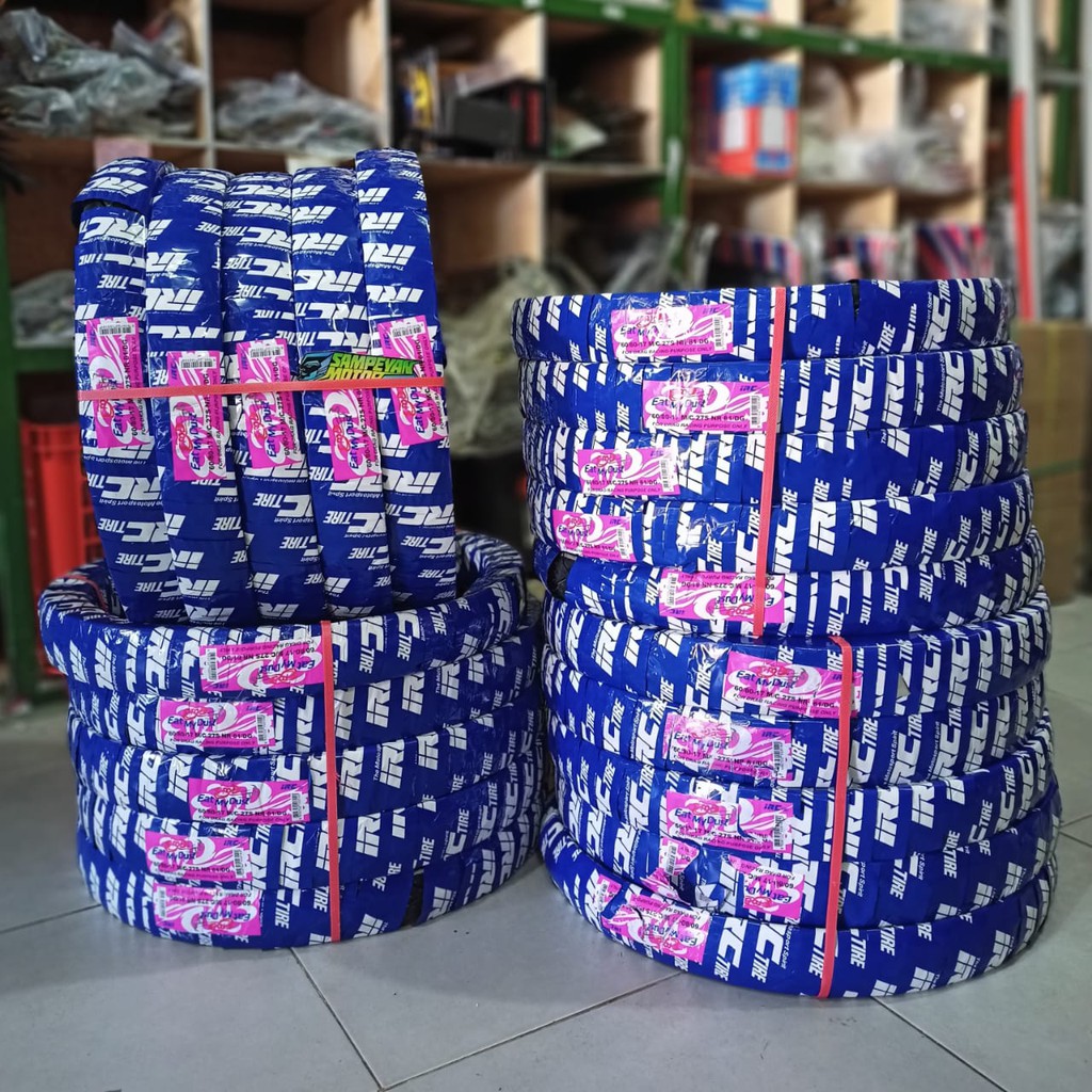 Ban Balap IRC Eat My Dust EMD Ukuran Ring 17 - 60 80 Drag Bike Bungkus Biru