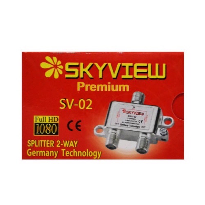 SPLITTER 2 WAY SKYWIEW SV-02 5-2400MHZ TERMURAH