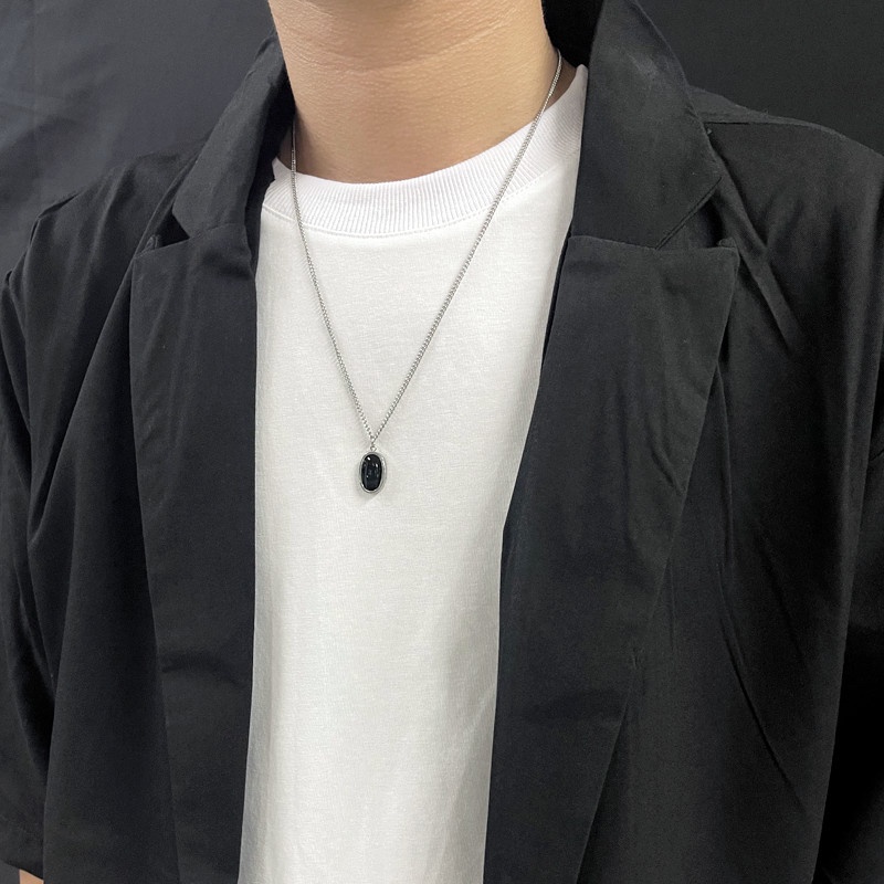 Necklace Accessories Korea Gem Pendant Retro Temperament Simple