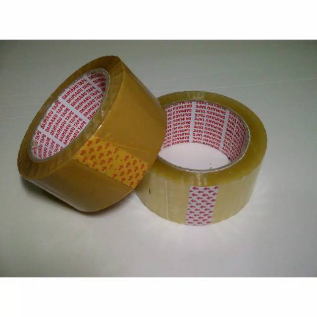 

Lakban bening dan coklat 90 yard uk 48mm