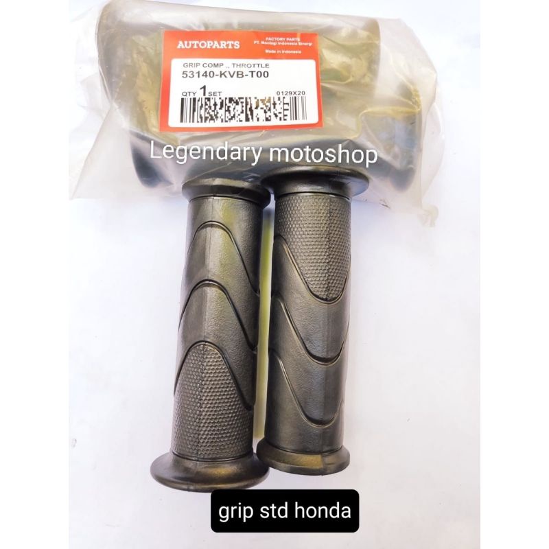 Handgrip standar Honda Yamaha Universal / Grip motor model Honda Yamaha