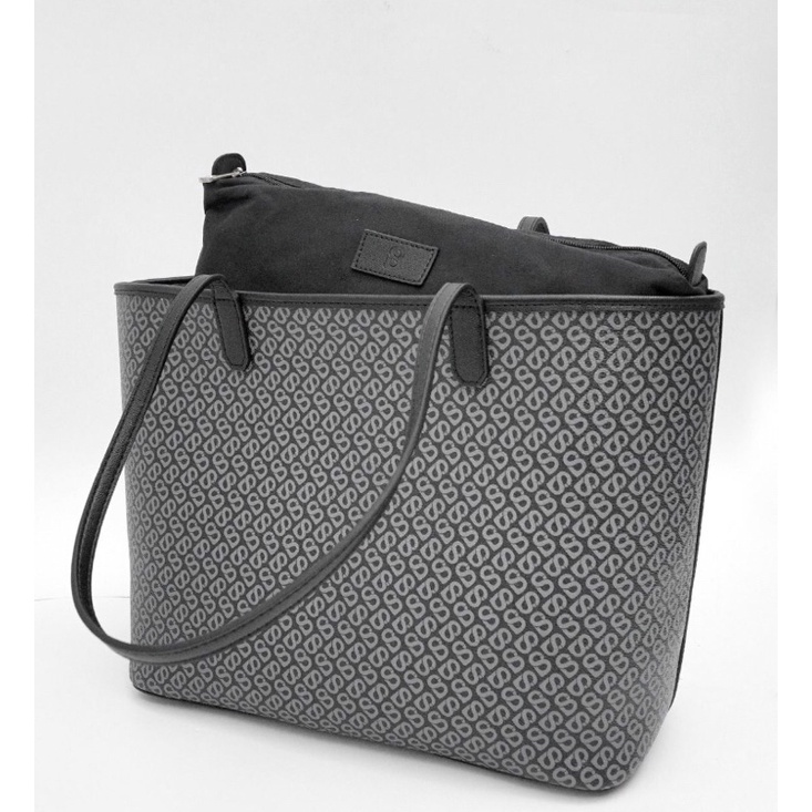 IZZY CANVAS BAG TOTE BAG BUTTONSCARVES