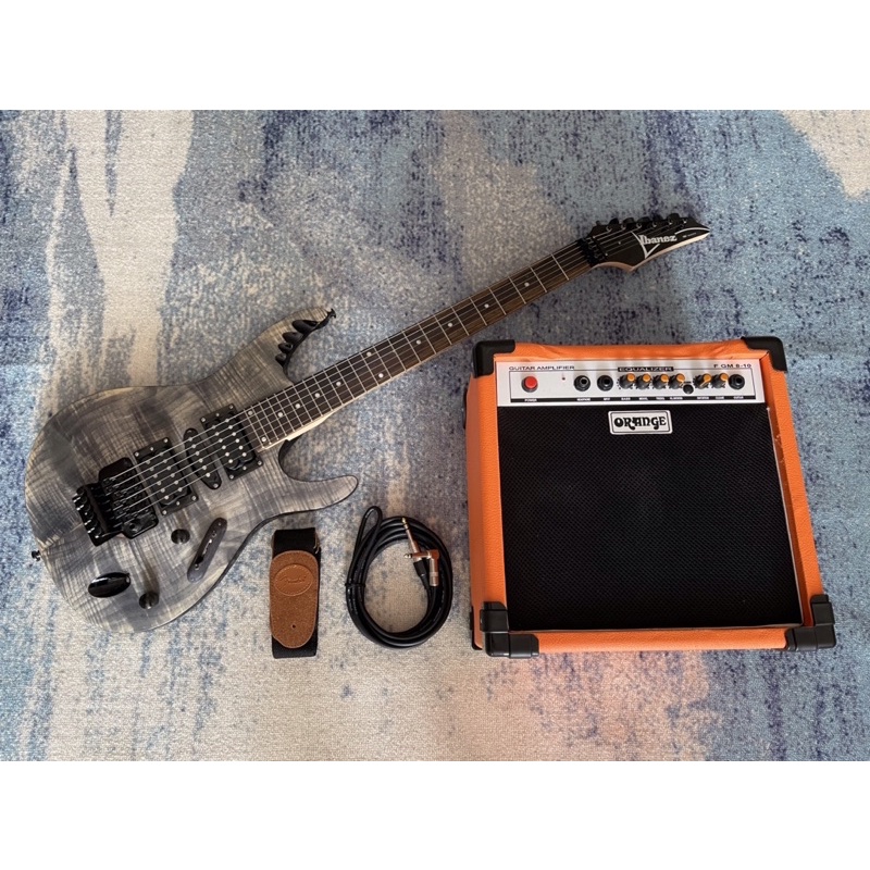Paket Gitar Ibanez S Series Herman Li Abu Dan Ampli Orange