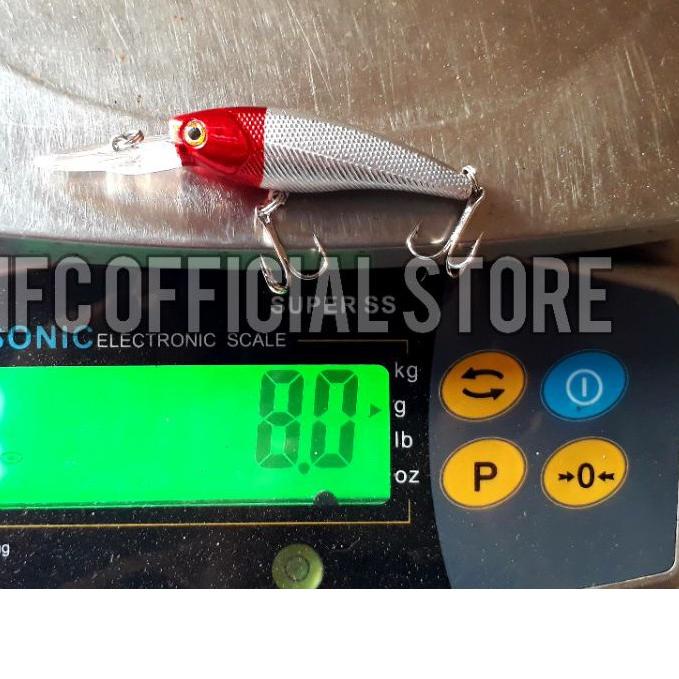 Berani Coba?✔️ Lure minnow lidah panjang Floating Wobblers 9 cm / 8 gram BEST DESIGN dengan warna KI